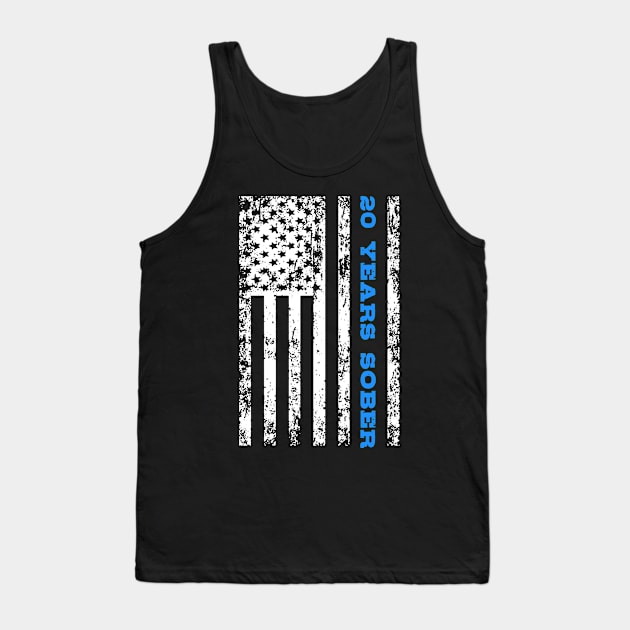 20 Year Sober Tank Top by mikevdv2001